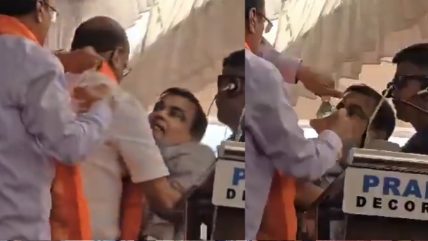 Nitin Gadkari fainted while speaking at an election rally in Maharashtra