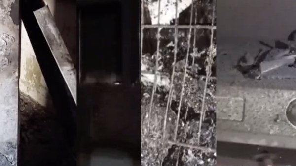 Refrigerator exploded in at Midnight in Ranipettai causing fire in the house