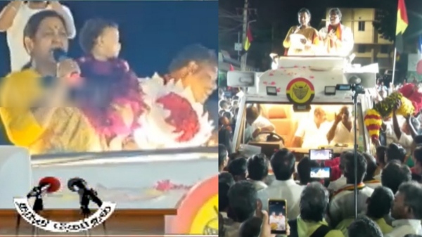 Premalatha Vijayakanth named the baby girl as Vijaya Jaya Premalatha Vijayakanth named the baby girl as Vijaya Jaya