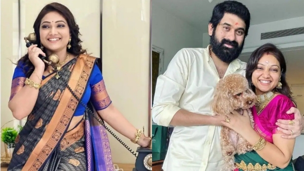 Actress Priyanka nalkari photos taken by her along with her husband