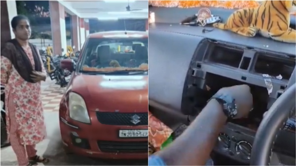 Nagapattinam police found cases of liquor bottles hidden in car to Puducherry karaikal to Tamilnadu