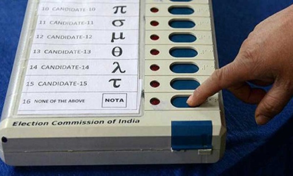 voting machine malfunction while model polling in Nagapattinam