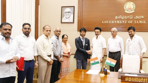 CM Stalin congratulates Fide chess candidates champion Gukesh