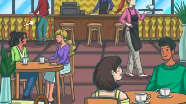Optical Illusion There is an umbrella hidden in this picture can you find it in 10 seconds