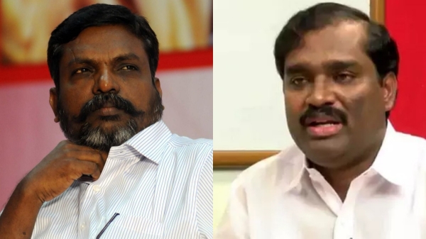 Conspiracy to defeat Thirumavalavan in Chidambaram constituency tvk Velmurugan