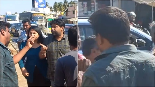 Salem Citizens drive away drug addict who assaulted karnataka woman in car