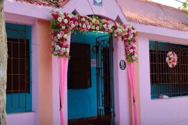 Pink polling booths in chennai what are the special features