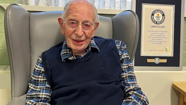 World s Oldest Man John Tinniswood reveals secret to his longevity
