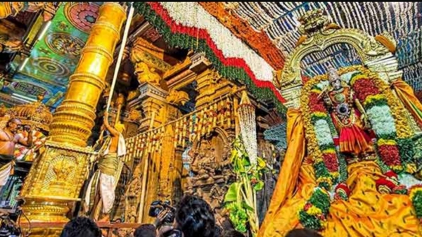 Madurai Chithirai festival starts today with flag hoisting and Special Decoration in Meenakshi Amman Temple