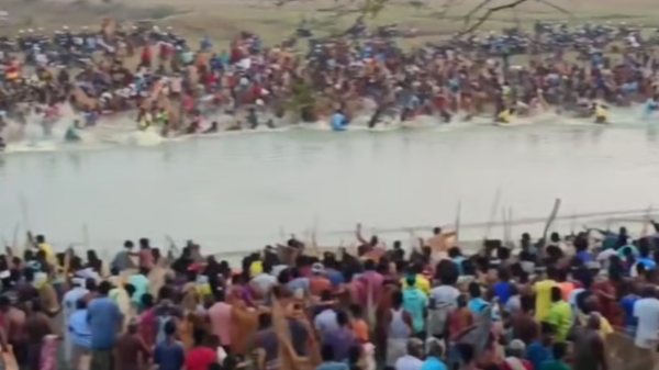 Sivaganga Temple Festival and Amazing fishing festival near Sivaganga Tirupattur Valli Pond