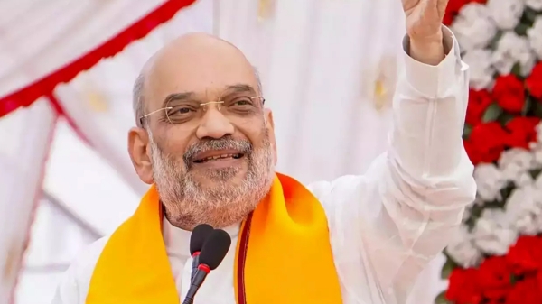 What is the assert holding by BJP leader Amit Shah declared in affidavit