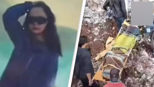 Who is this Pity Chinese woman and fell down into Indonesia Volcano due to Selfie Video