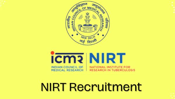 Chennai ICMR NIRT recruitment 2024 for 15 Drivers