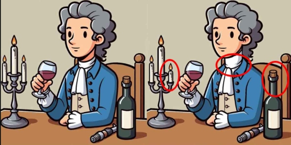 Optical Illusion Find the differences between the two pictures in 13 seconds