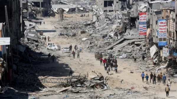 Israeli army withdrew from Khan Yunis which was completely destroyed by the Israeli attack