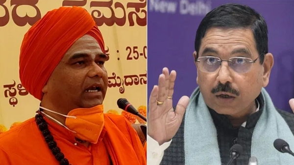Trouble for BJP in Karnataka Lingayat mutt to contest against Union minister Pralhad Joshi