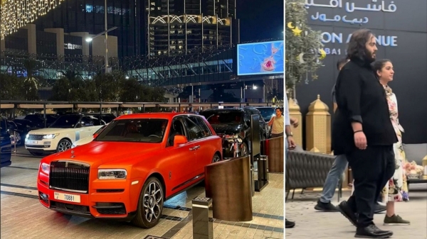 Anant Ambani travels in convoy with Rolls-Royce in Dubai to buy luxury handbags