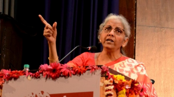 People dispersed while speaking at BJP Meeting Nirmala Sitharaman requests to stay for two minutes
