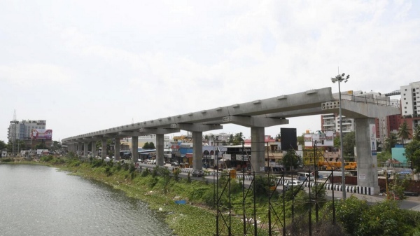 Chennai Metro Rail Ltd is shaping up the Porur metro station works