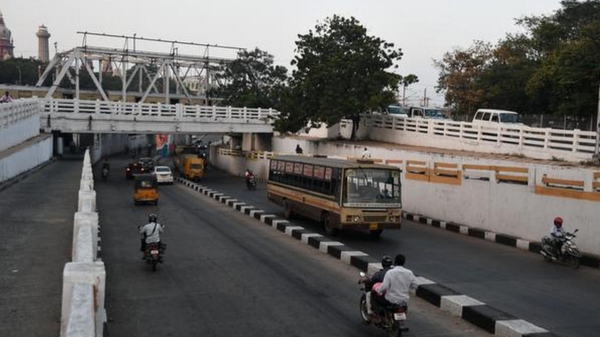 Traffic Diversion near RBI Subway for 3 months in chennai due to railway work Traffic Diversion near RBI Subway for 3 months in chennai due to railway work
