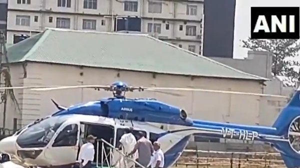 Mamata Banerjee injured while boarding helicopter during election campaign