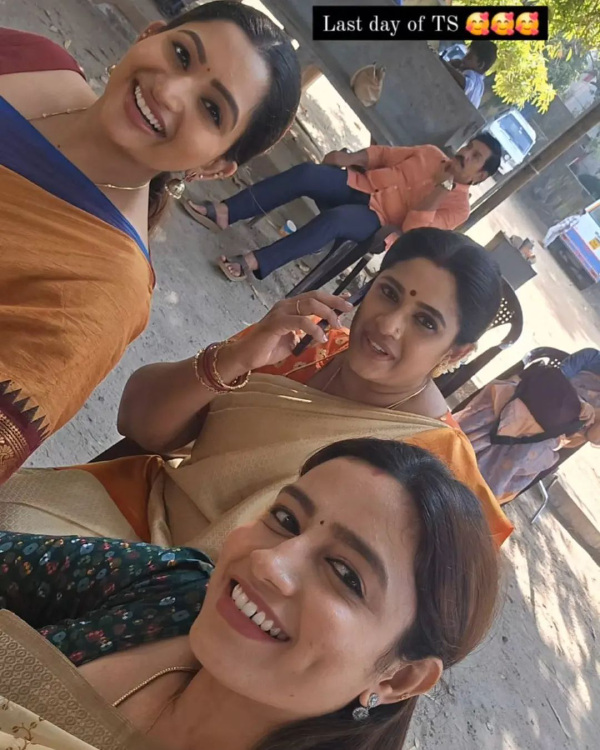 tamilum saraswathiyum serial last day photos and climax story