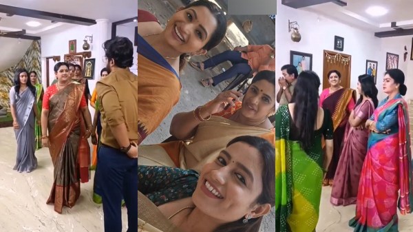 tamilum saraswathiyum serial last day photos and climax story