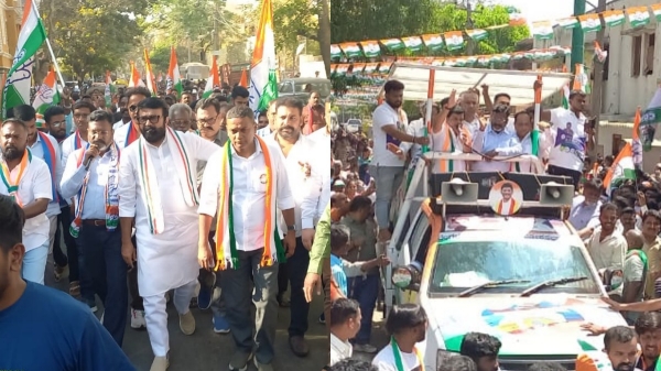 Thirumavalavan actively campaigned in favor of the India alliance in Bangalore