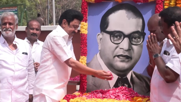 CM Stalin took the pledge of Equality Day on the occasion of Dr Ambedkar birthday CM Stalin took the pledge of Equality Day on the occasion of Dr Ambedkar birthday