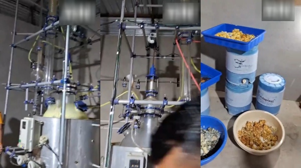 A Breaking Bad style drug manufacturing plant was caught in Gujarat