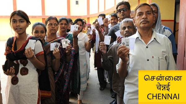 All three constituency in Chennai has registered most votes after 1980 general election
