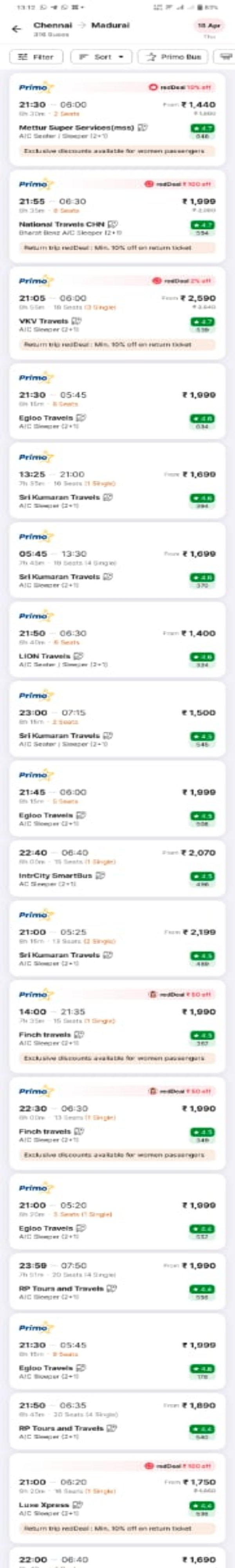Omni bus price hike due to Loksabha election 2024