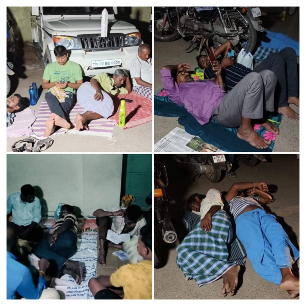 Parents were waiting since night to get school admission form in Nellai