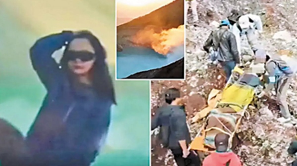 Who is this Pity Chinese woman and fell down into Indonesia Volcano due to Selfie Video