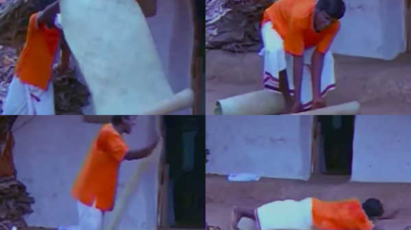 Actor Marimuthu explains about Vadivelu s rolling mat comedy in Panjalankurichi film