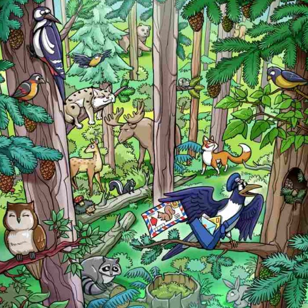 Do you find the squirrel to deliver the letter