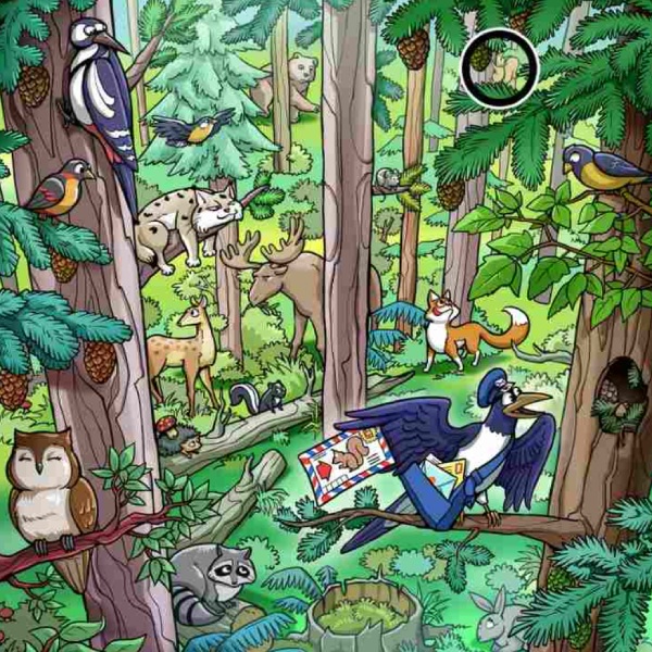 Do you find the squirrel to deliver the letter