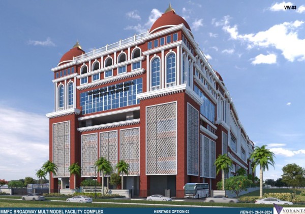 Broadway Bus Terminus Proposed renders for the redevelopment of Bus Terminal by CMRL