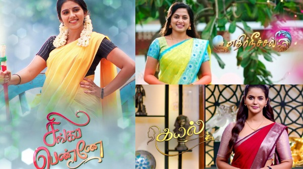Sun TV Singappenne serial placement of regina character VJ Kalyani