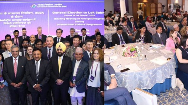 Largest ever global delegation to witness India s General Election