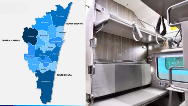 Chengalpattu to Chennai Beach Station and When are AC coaches ready for Chennai suburban trains