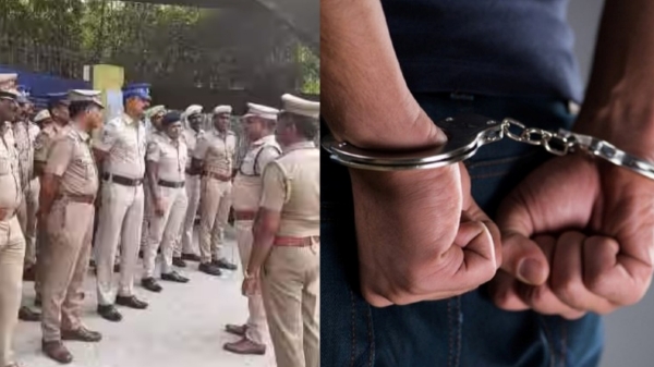 Chennai police arrested 6 men including ex anna university professor who were sympathisers of terror organization HUT