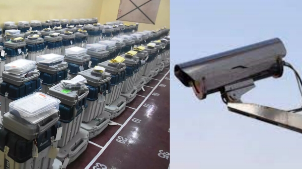 Chennai vote counting centre cctv cameras malfunctioned 2 cameras installed immediately