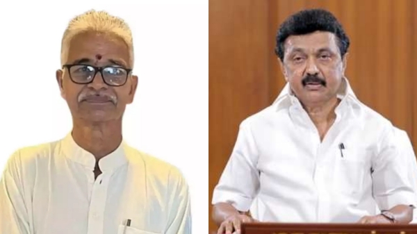 CM Stalin condoles to BJP MLA Velayudham demise