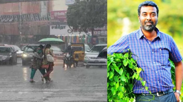 Tamilnadu Weatherman predicts that tomorrow early morning rains in Chennai