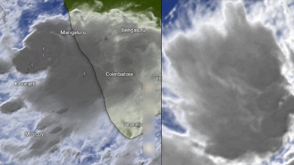 Clouds over Arabian sea is look like Pomeranian dog says Netisan