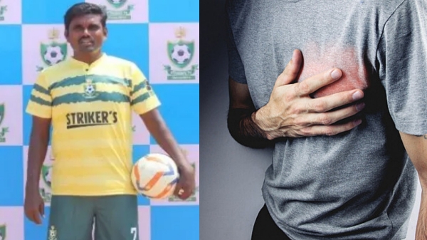 erode heart attack foot ball