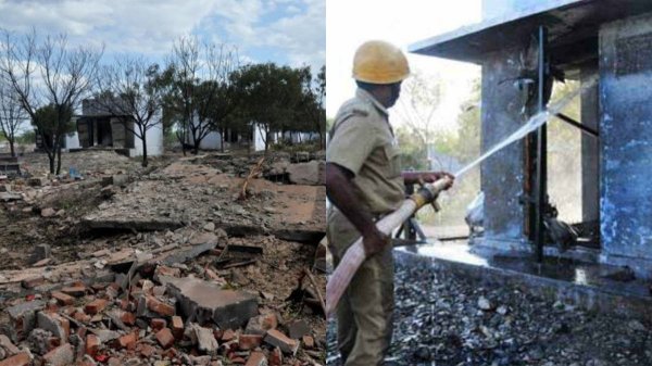 4 people were killed in an explosion at a firecracker factory near Sivakasi