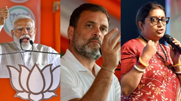 Smriti Irani mocks Rahul Gandhi for asking debate with PM Narendra Modi