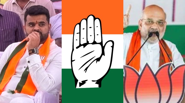 Union Minister Amit Shah slams Karnataka Congress Govt s Vote Politics on Prajwal Revanna row